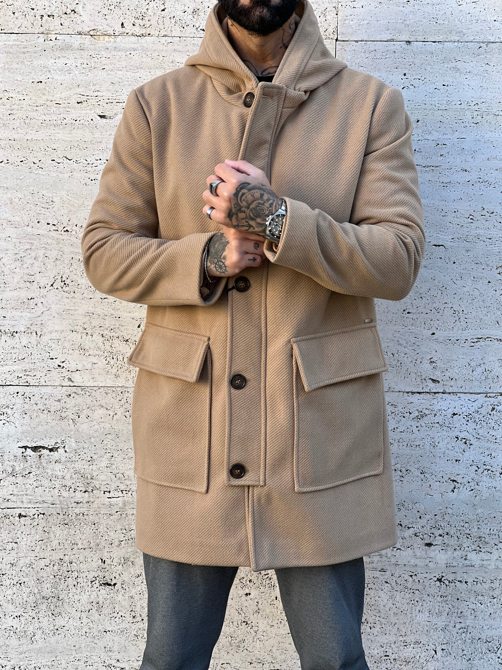 Cappotto Moscov  cammello