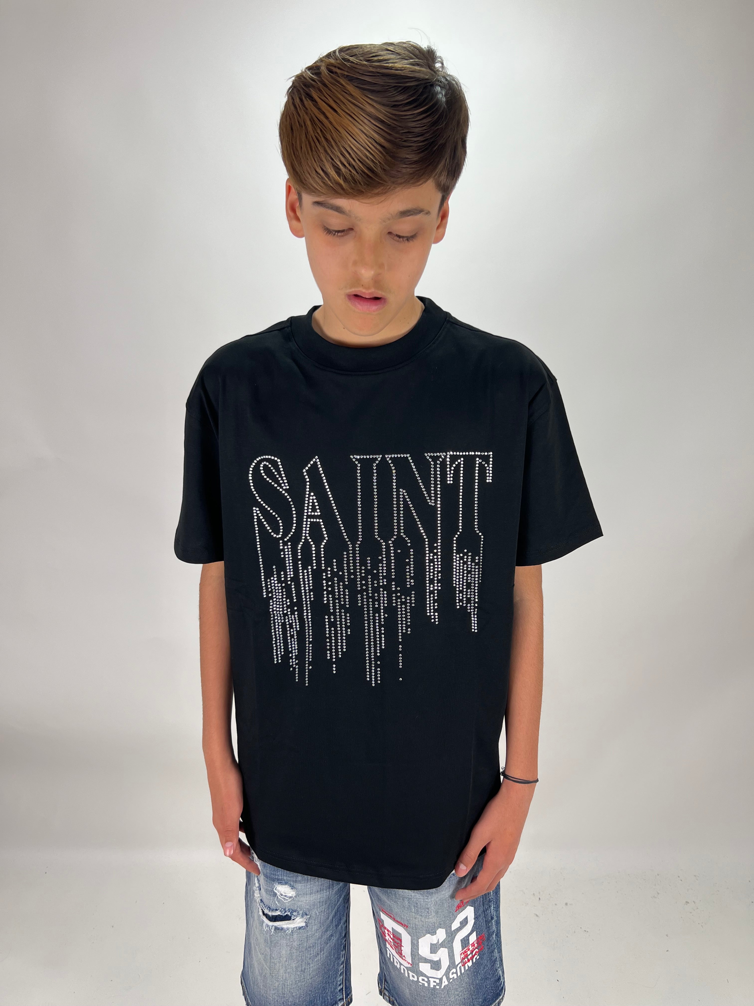 T-shirt Saint brillantinata