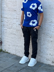 T-Shirt Denim blu royal