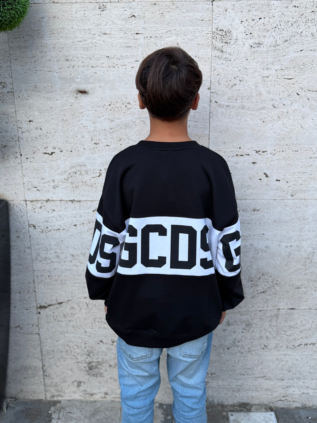 Felpa GCDS    Black/white