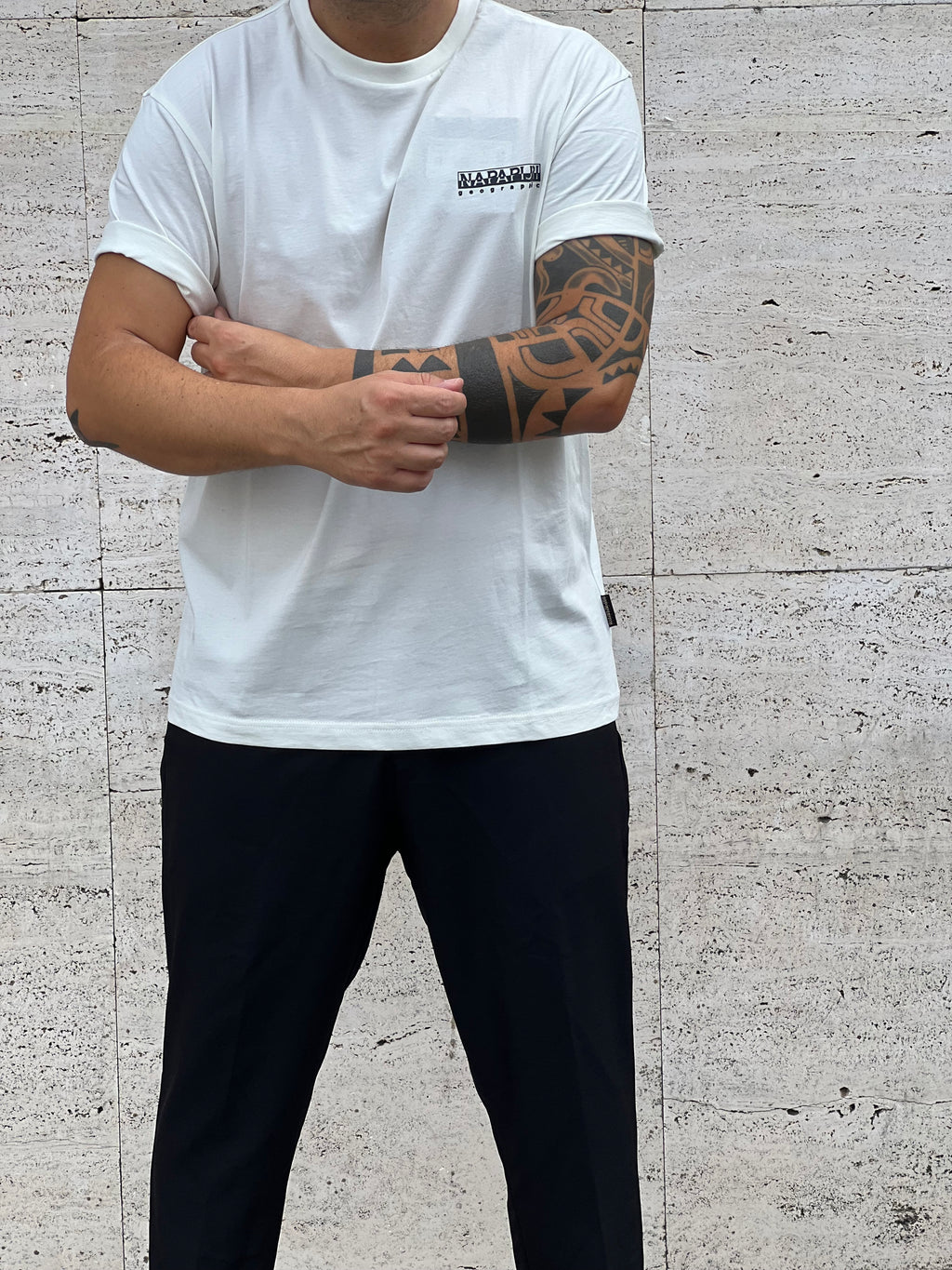T-Shirt Napapijri bianca