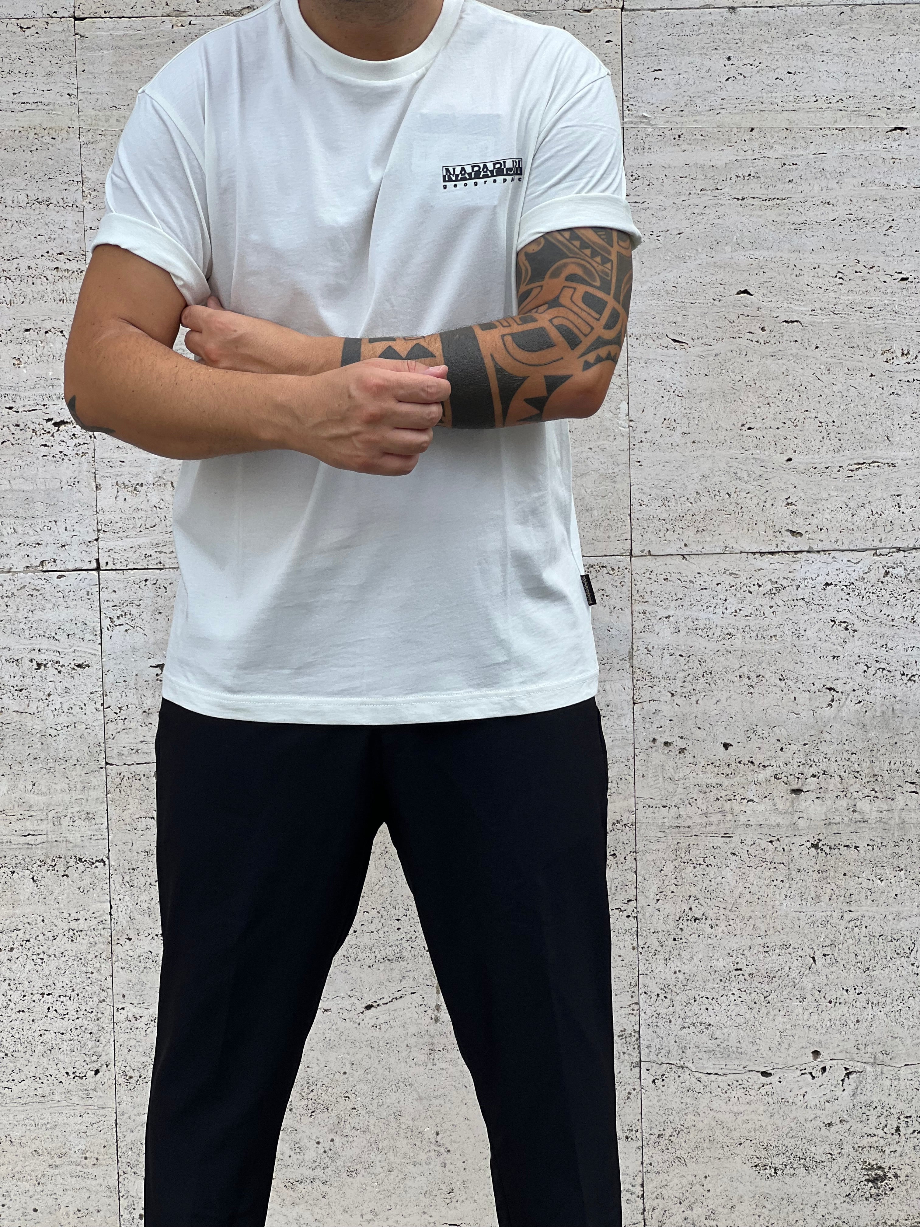 T-Shirt Napapijri bianca