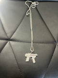 Collana con mitra argento