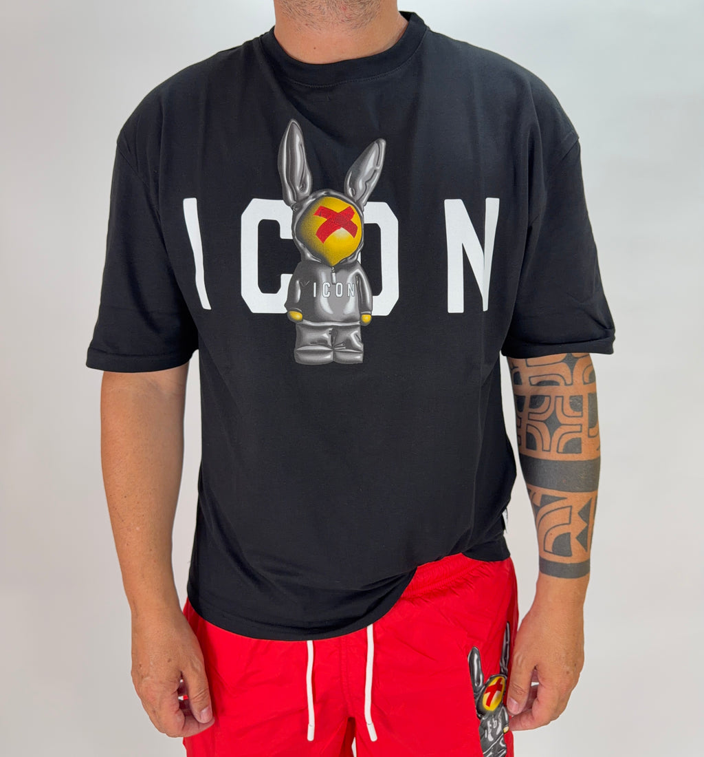 T-shirt Mascot ICON Black