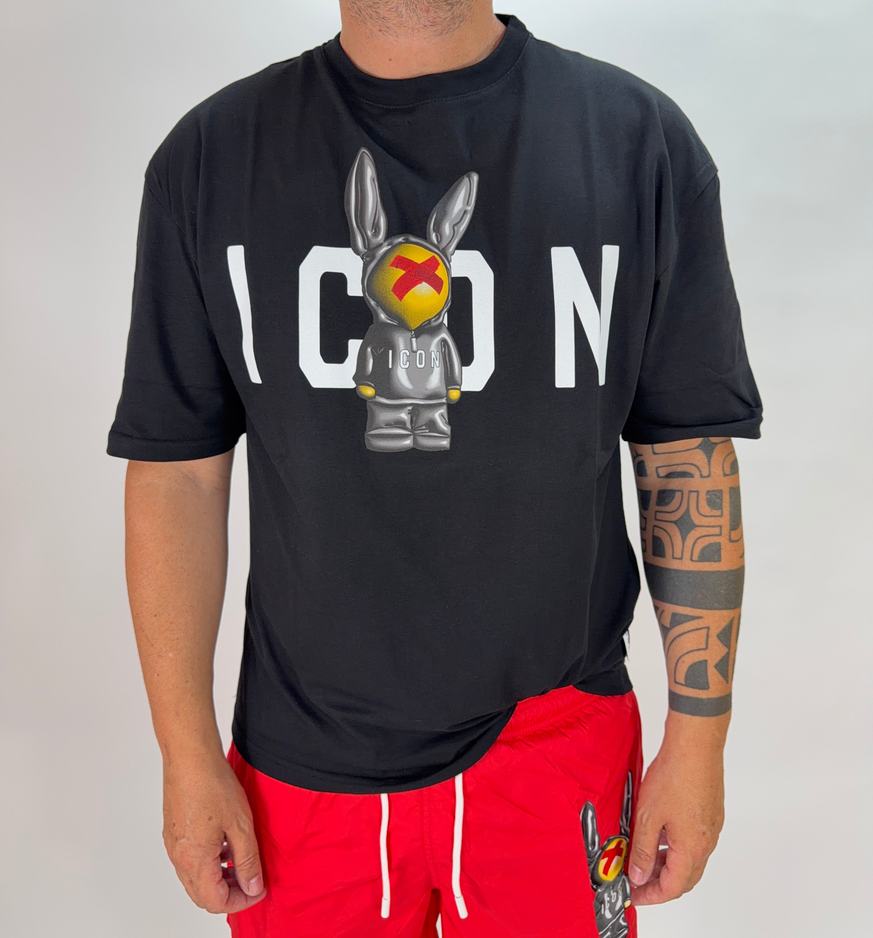 T-shirt Mascot ICON Black