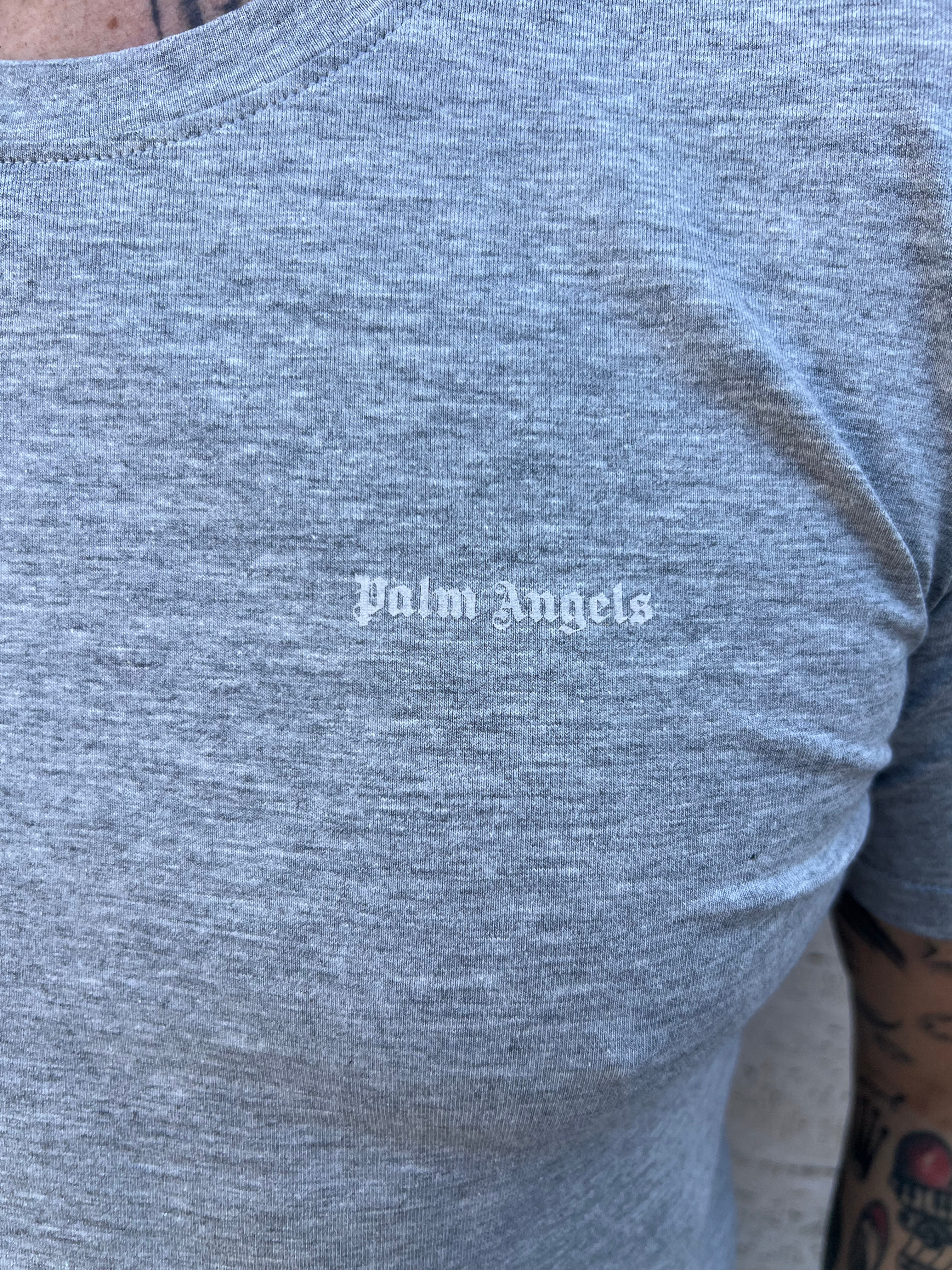 T-shirt  Palm Angels   Grigia