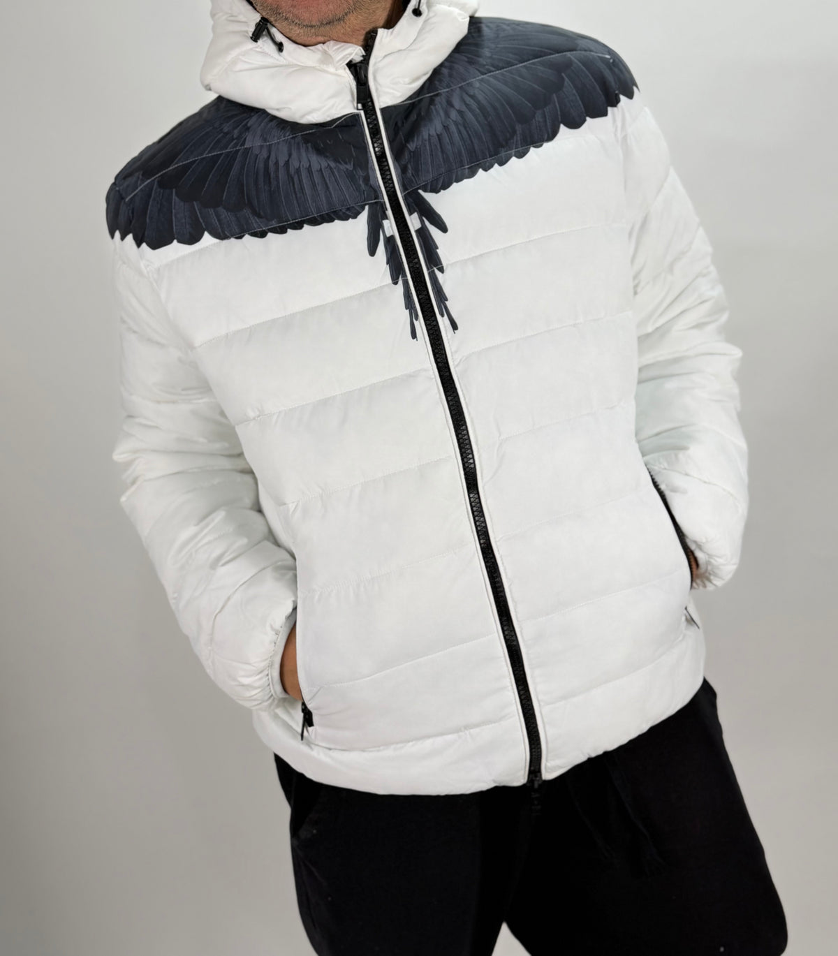 Giubbino Marcelo Burlon  White/black
