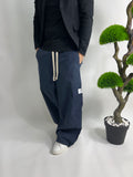 Pantalone Baggy   Blu notte