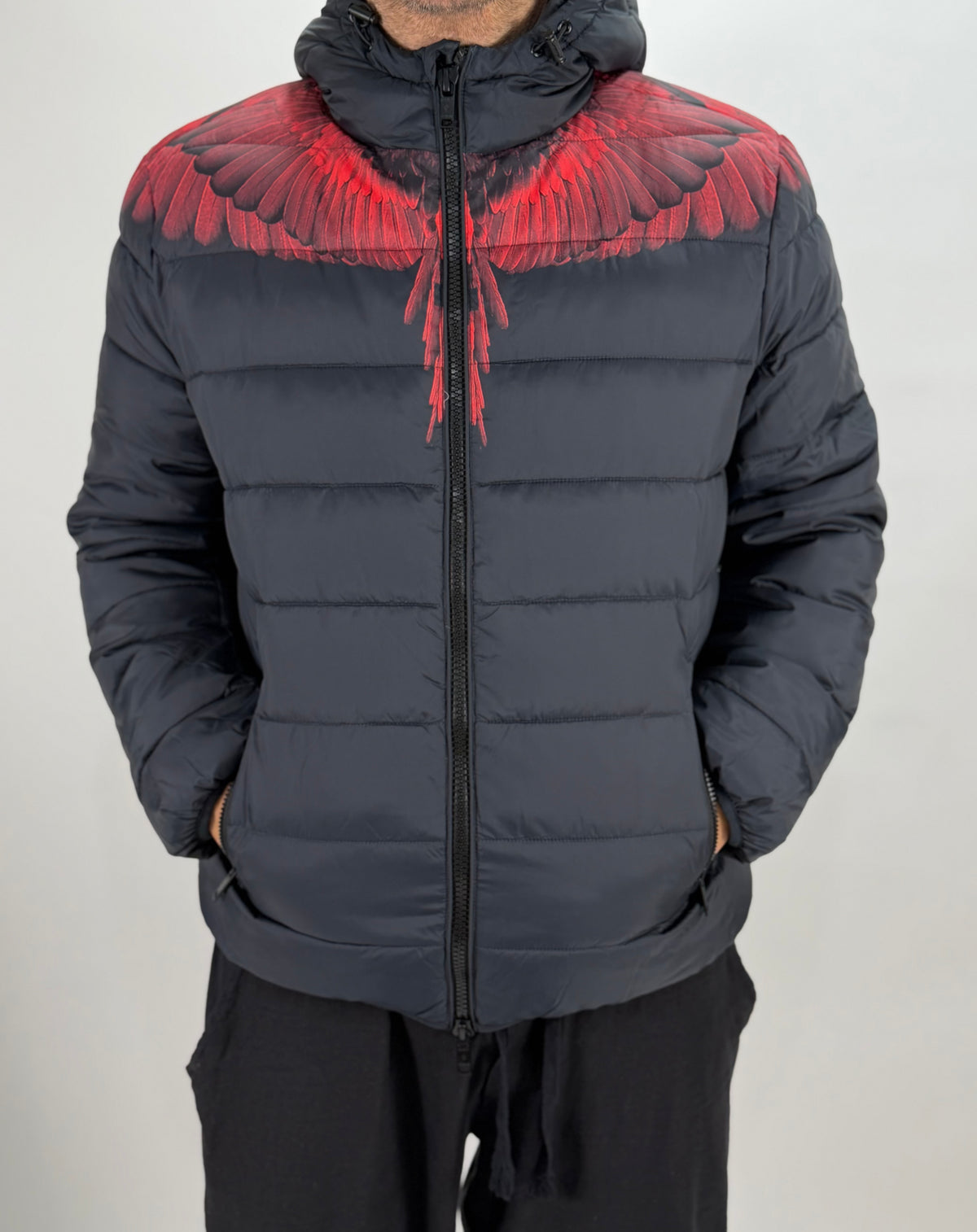 Giubbino Marcelo Burlon   Black /red