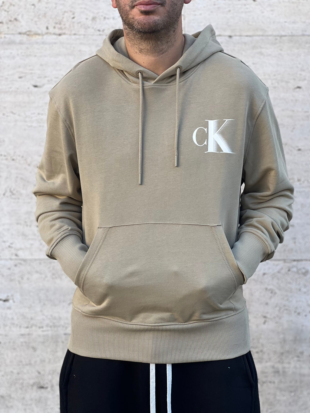 Felpa Calvin Klein beige