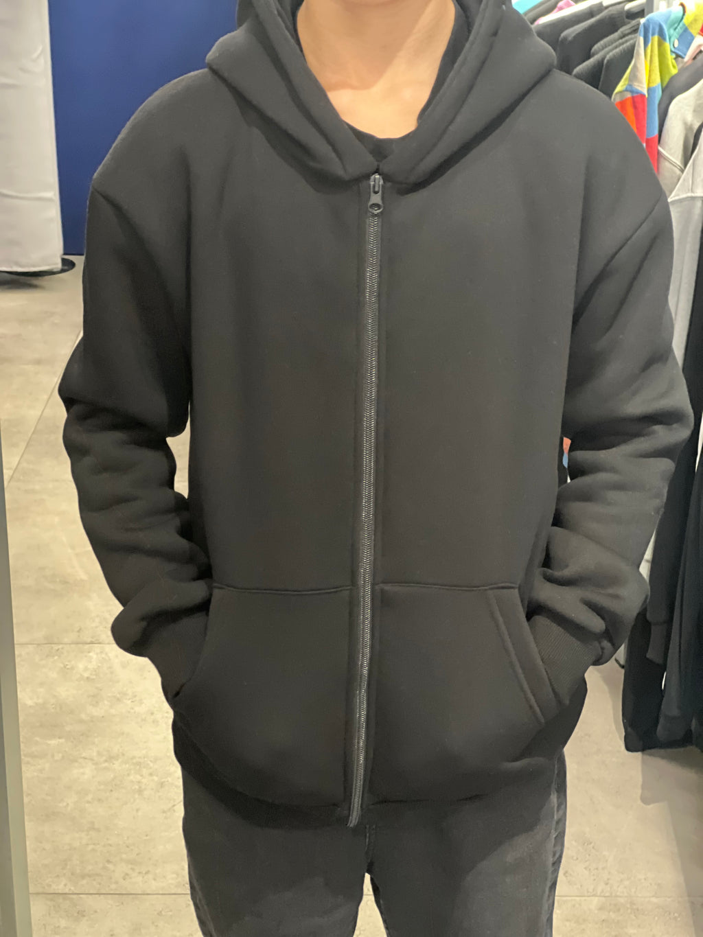 Felpa con Zip black