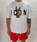 T-shirt Mascot  ICON white