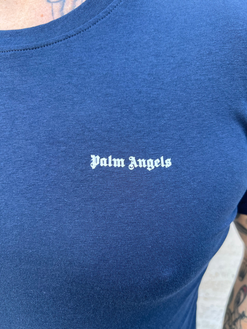 T-shirt Palm Angels blu