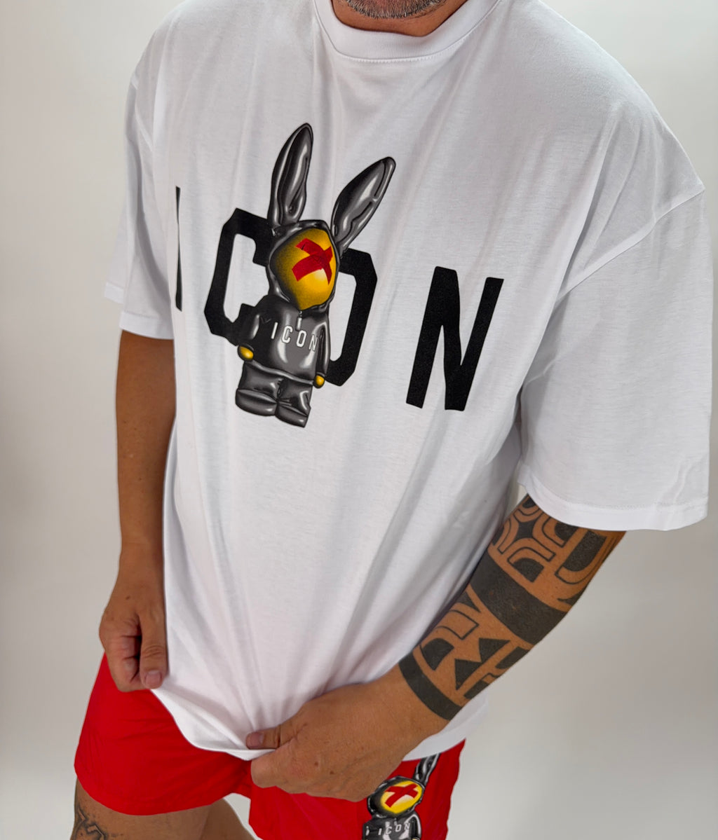 T-shirt Mascot  ICON white