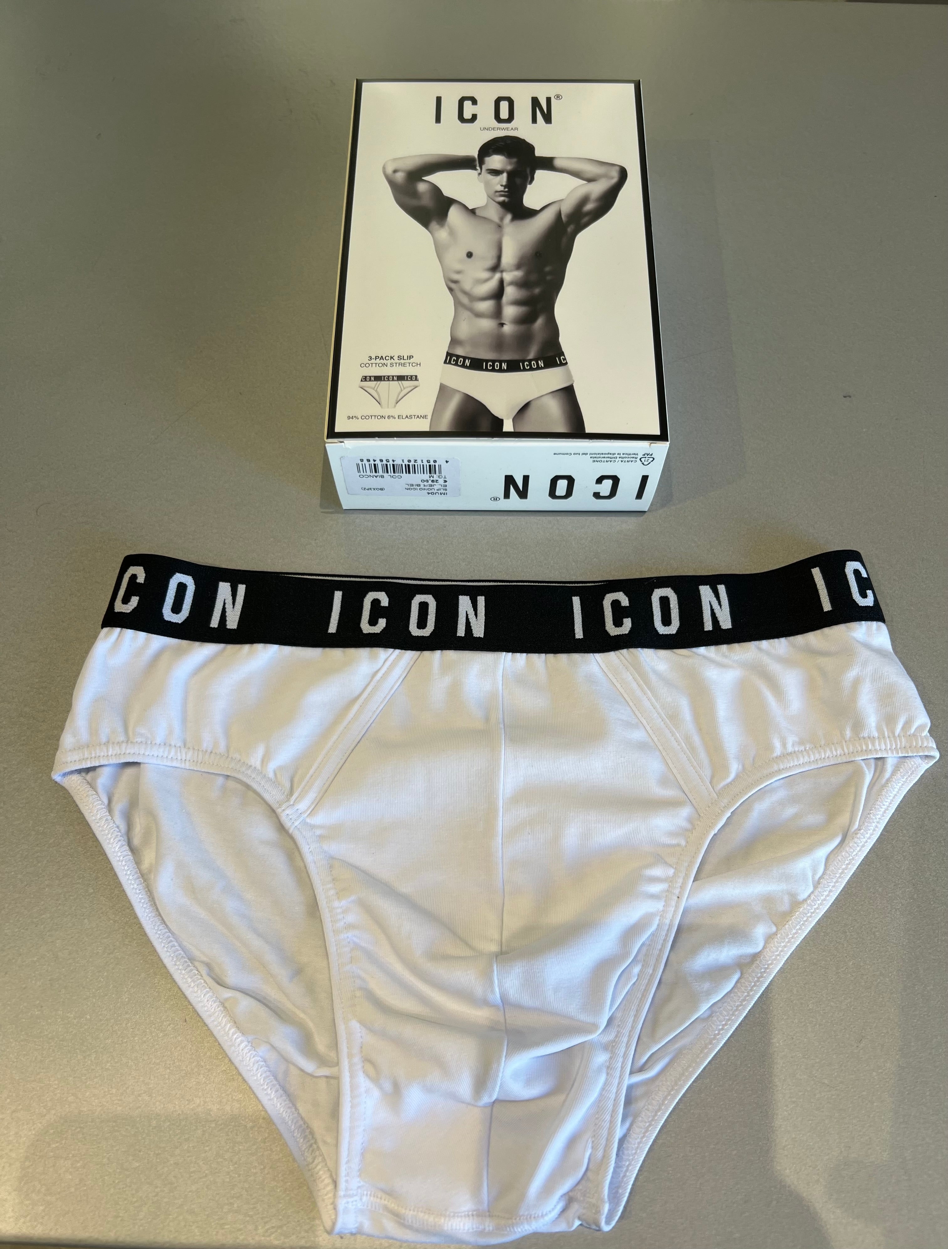 Slip ICON    White/black