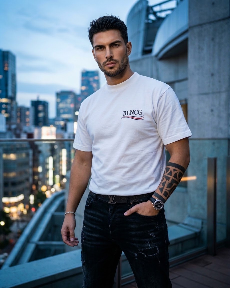 T-shirt BLNCG   White