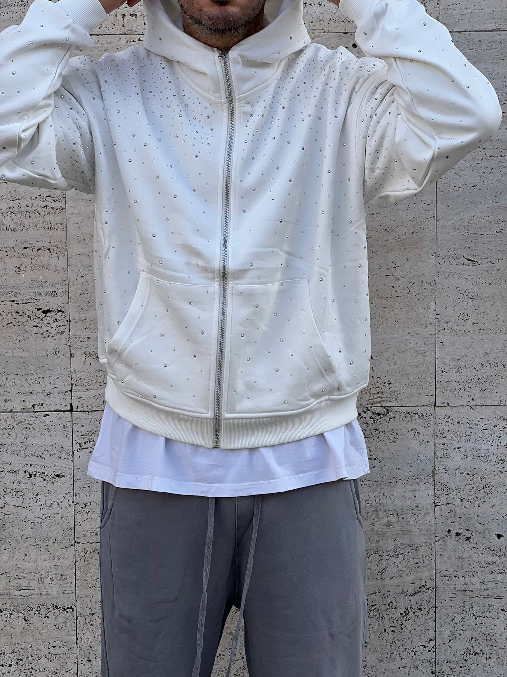 Felpa Diamond  White