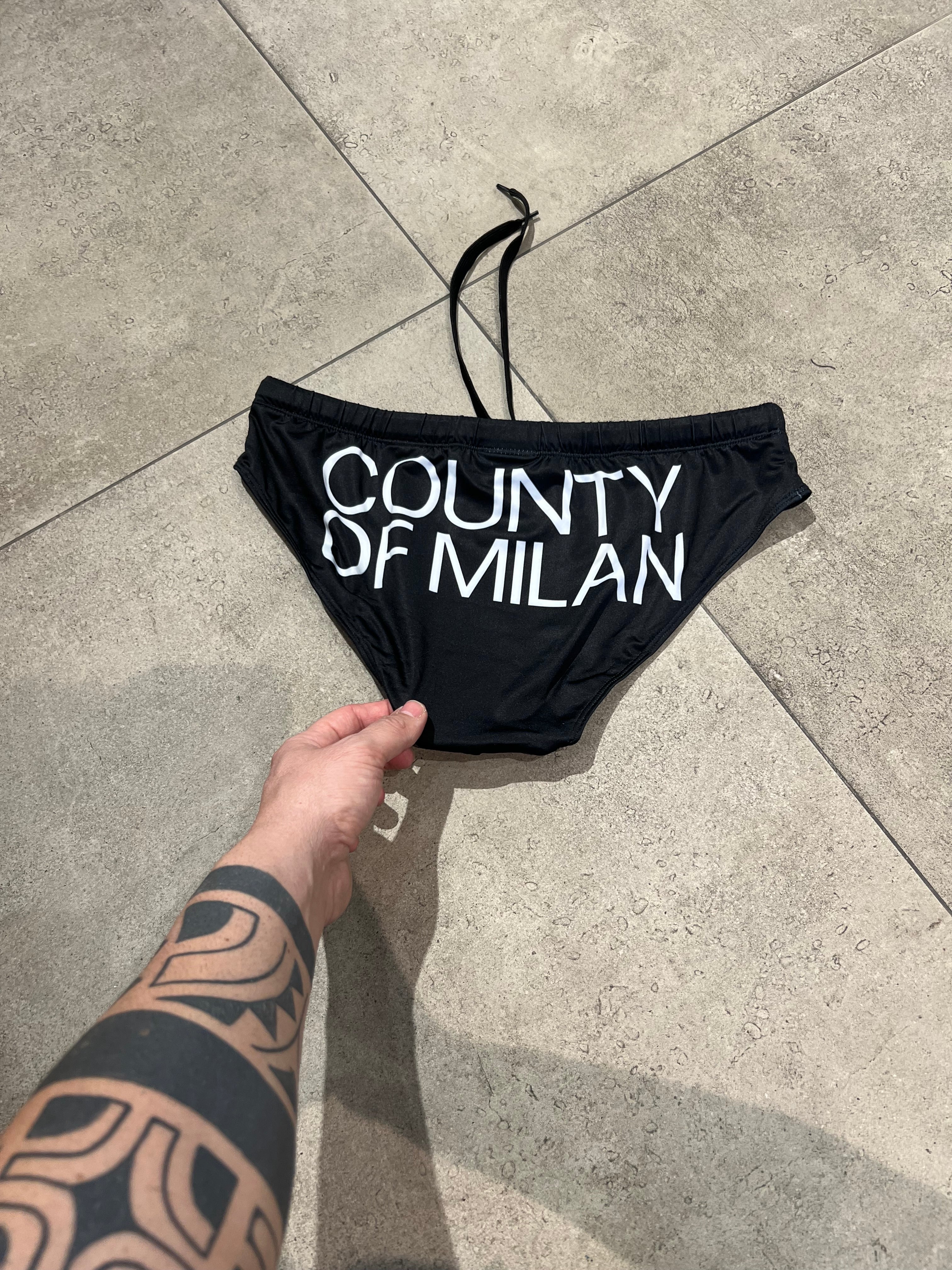 Costume slip Marcelo Burlon black