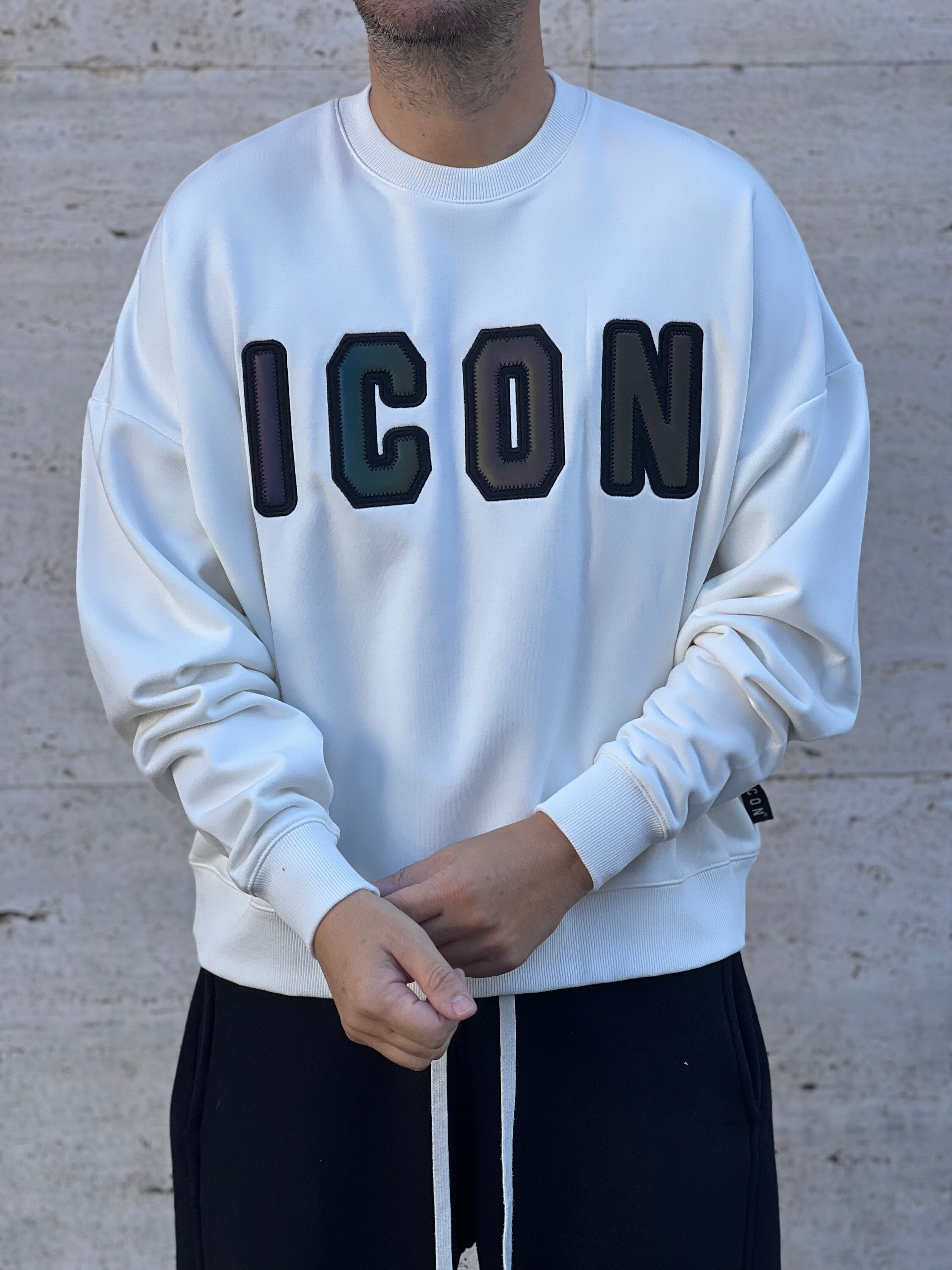 Felpa ICON Muster White