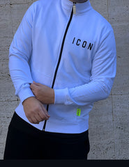 Felpa Zip  White