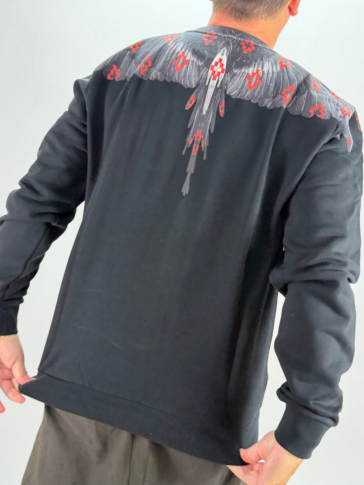 Felpa Marcelo Burlon  Londra Black