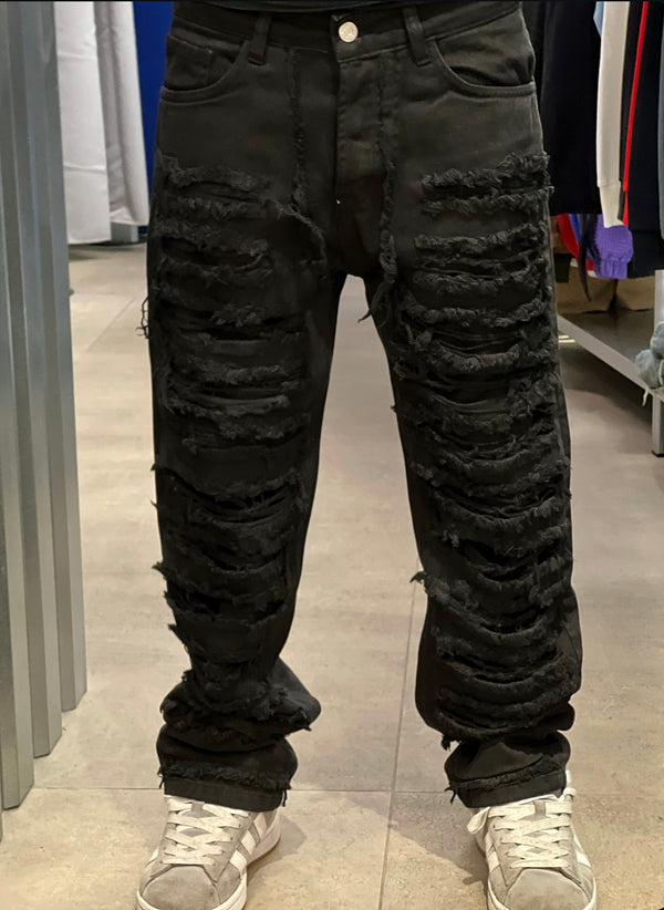 Jeans black  8-16 anni