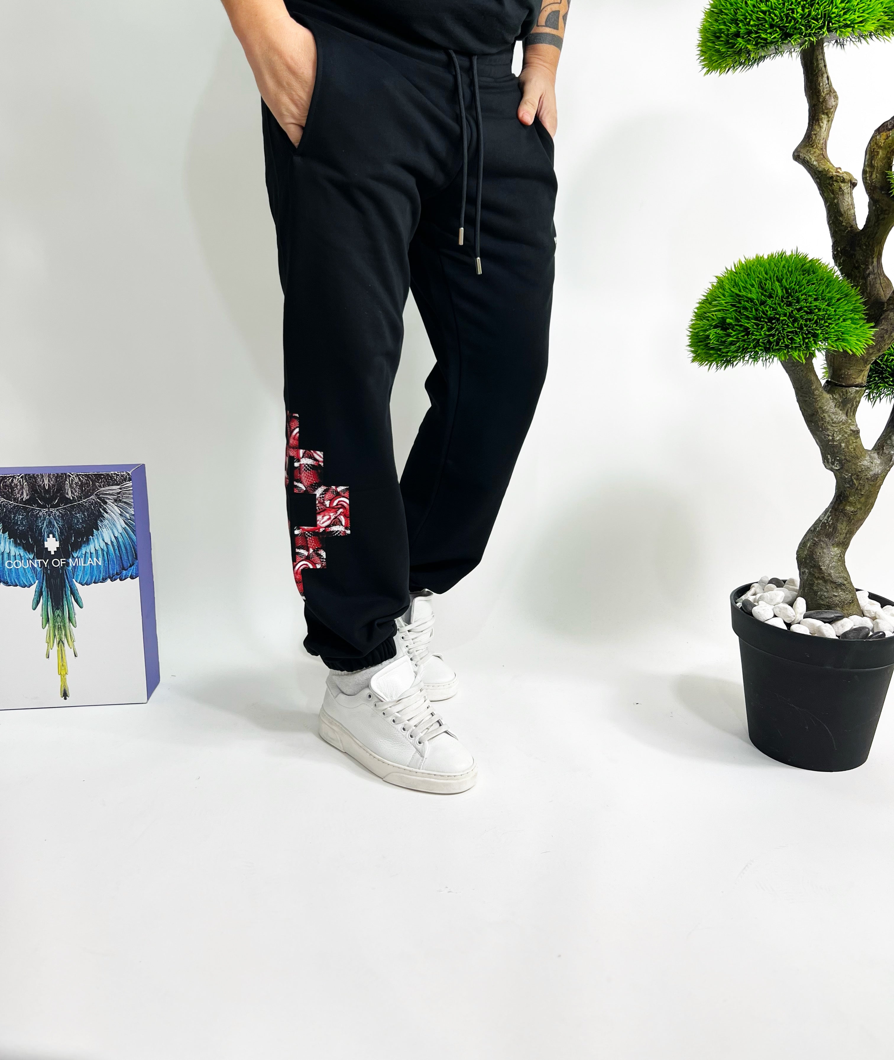 Pantatuta Marcelo Burlon  croce rossa
