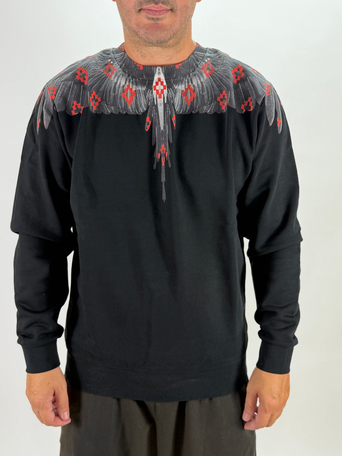 Felpa Marcelo Burlon  Londra Black