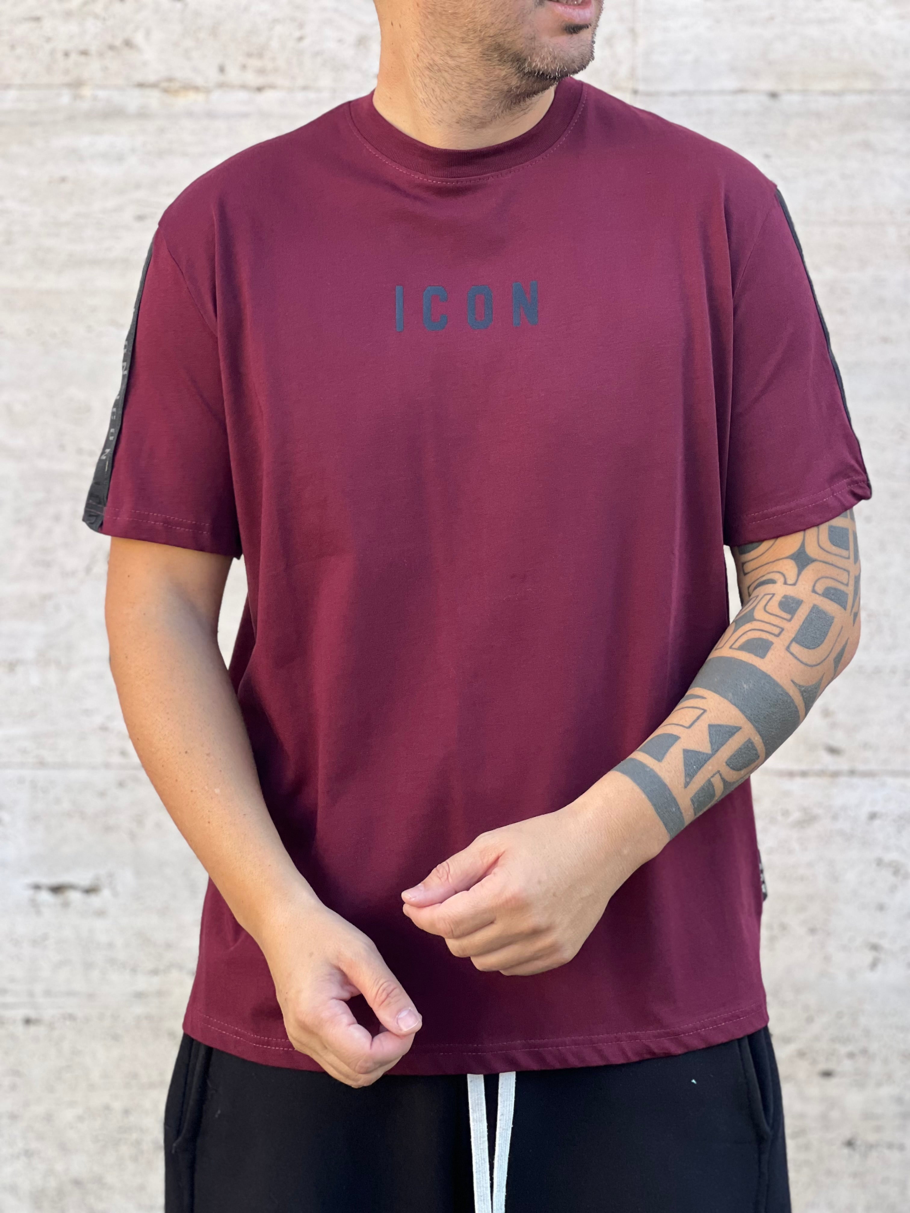 T-Shirt ICON  bordò’