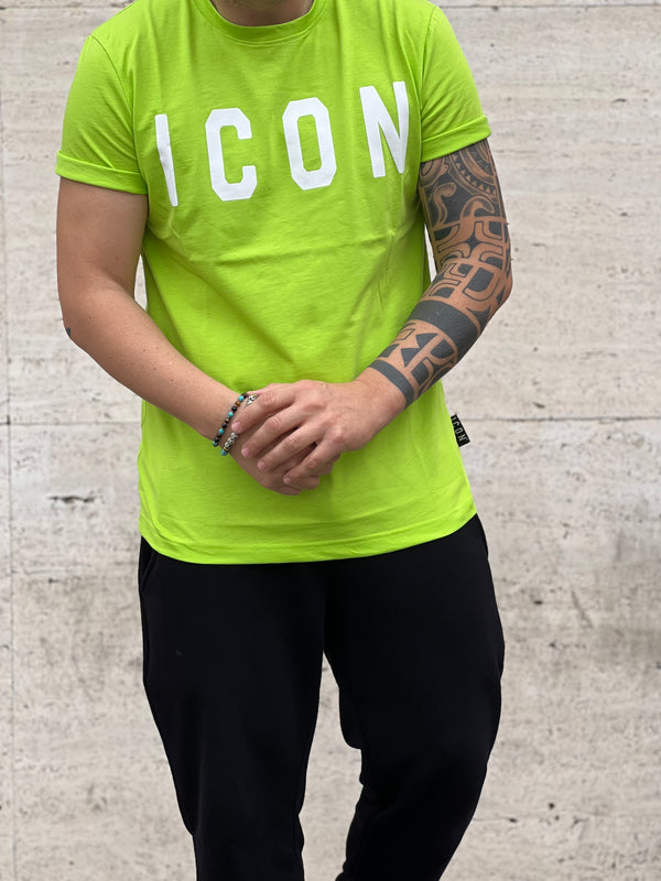 T-Shirt  Icon verde fluo