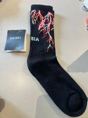 Calze PHOBIA   Black \red
