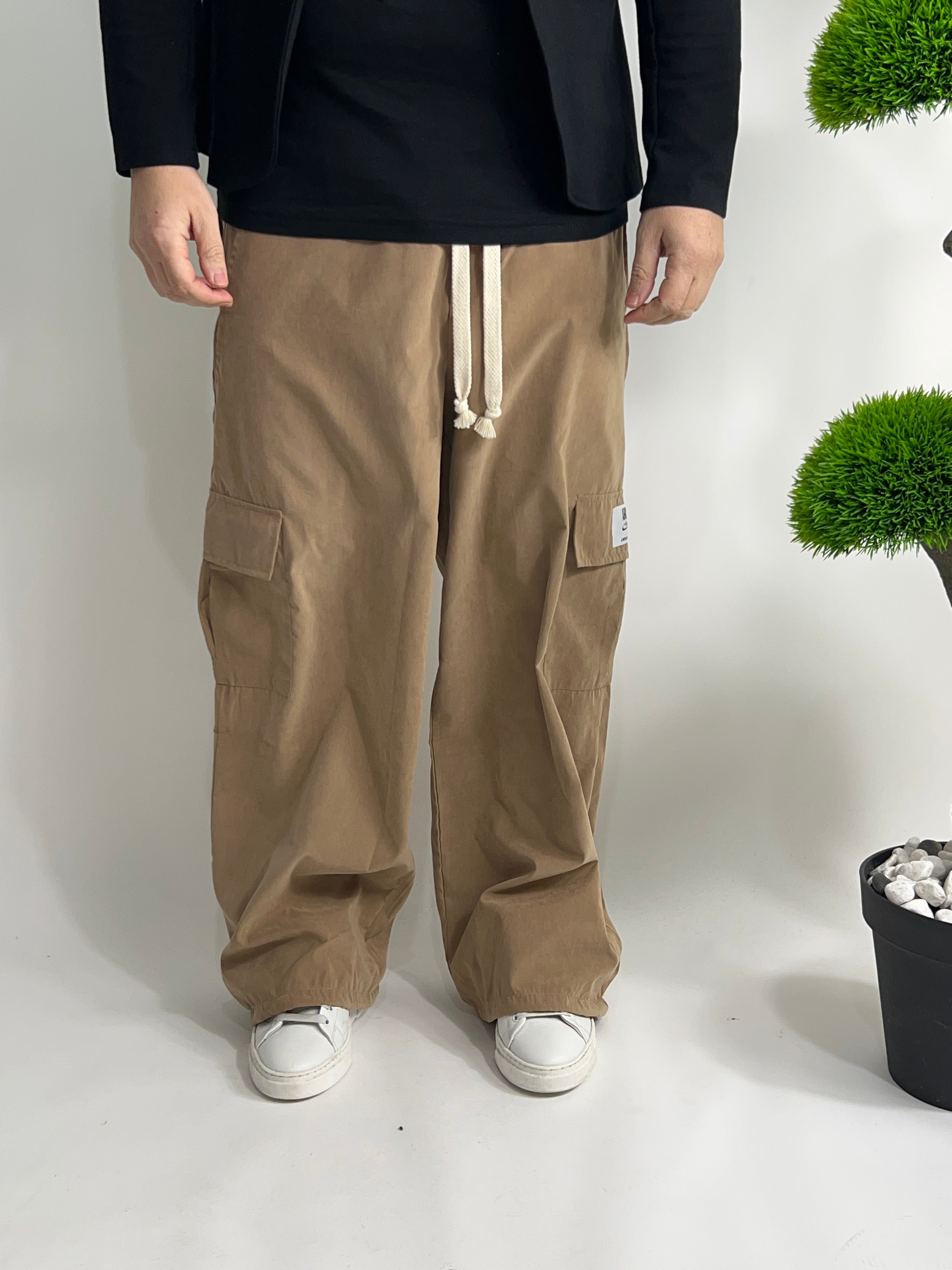 Pantalone Baggy  beige