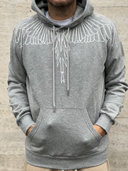 Felpa Marcelo Burlon grigia