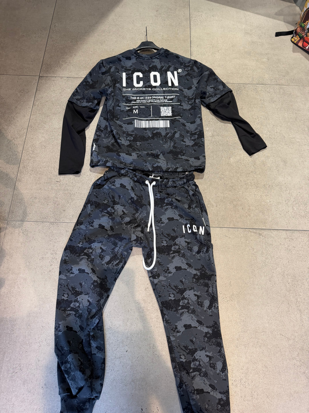 Tuta ICON  Military   Grigio/nero