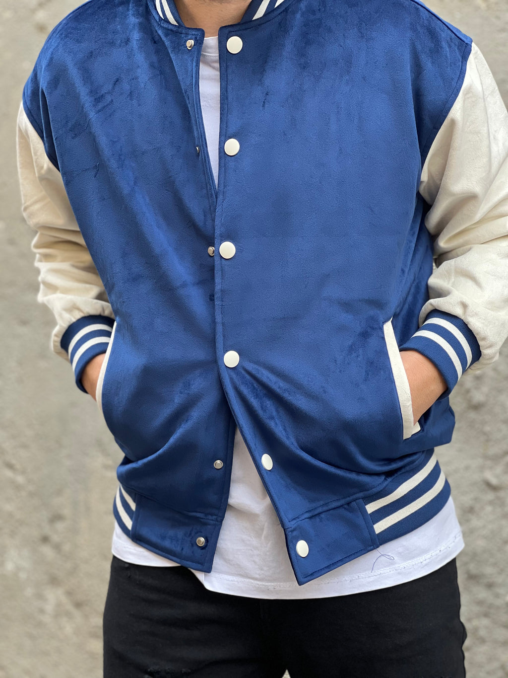 College blu e panna