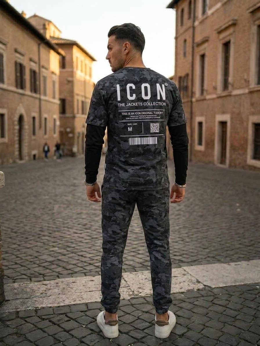 Tuta ICON  Military   Grigio/nero