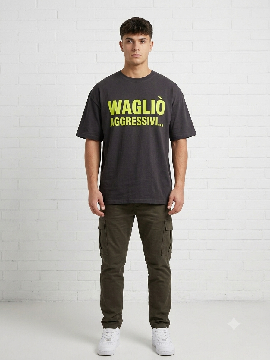 T-Shirt Sempra subba u pezzu Black/yellow