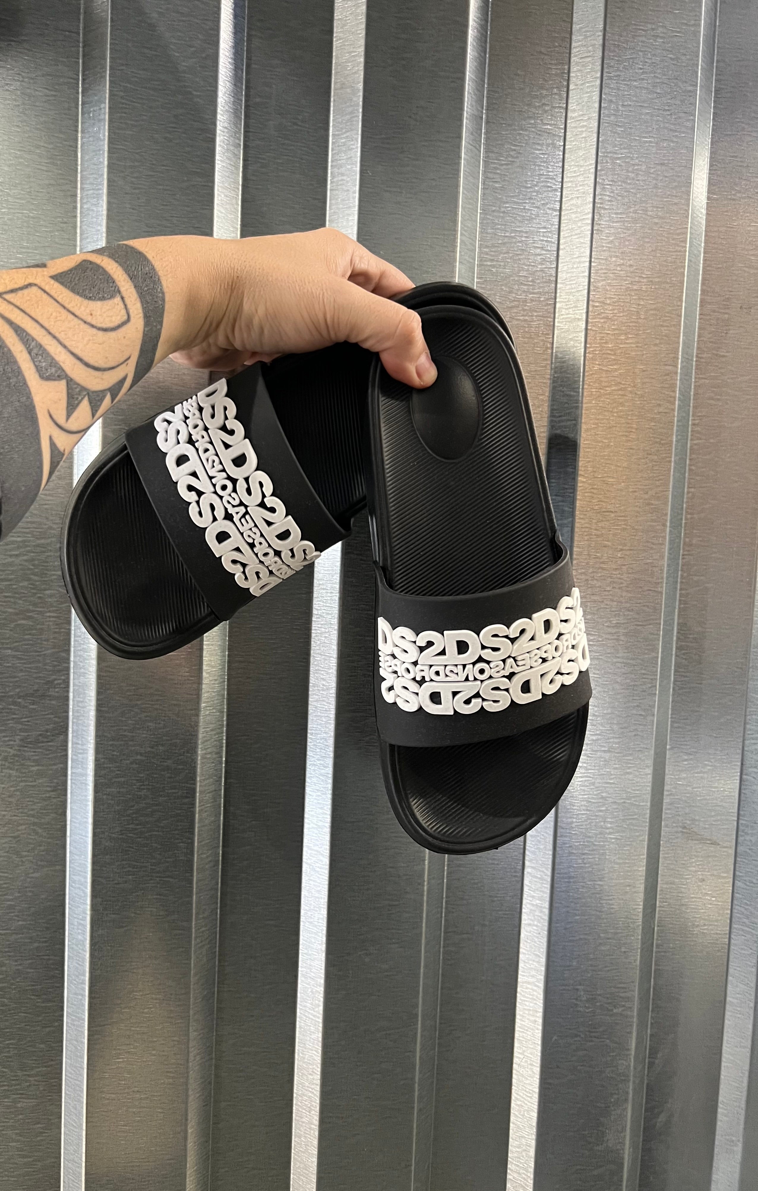 Ciabatte DS2  Ginevra black