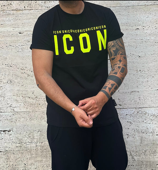 T-Shirt ICON   Black-fluo