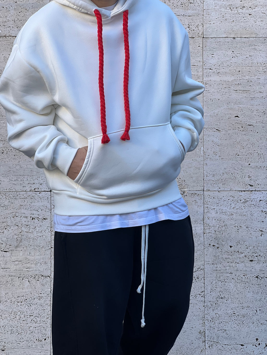 Felpa Chicago  White/red