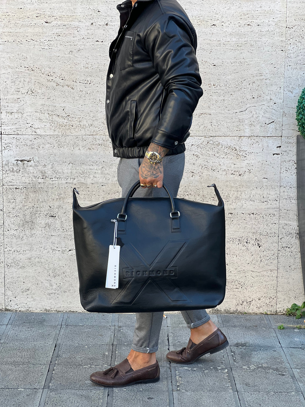 Borsone RICHMOND  in pelle