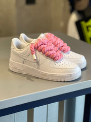 Scarpa  Custom  bianco /rosa