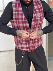 Gilè  quadri bordo’