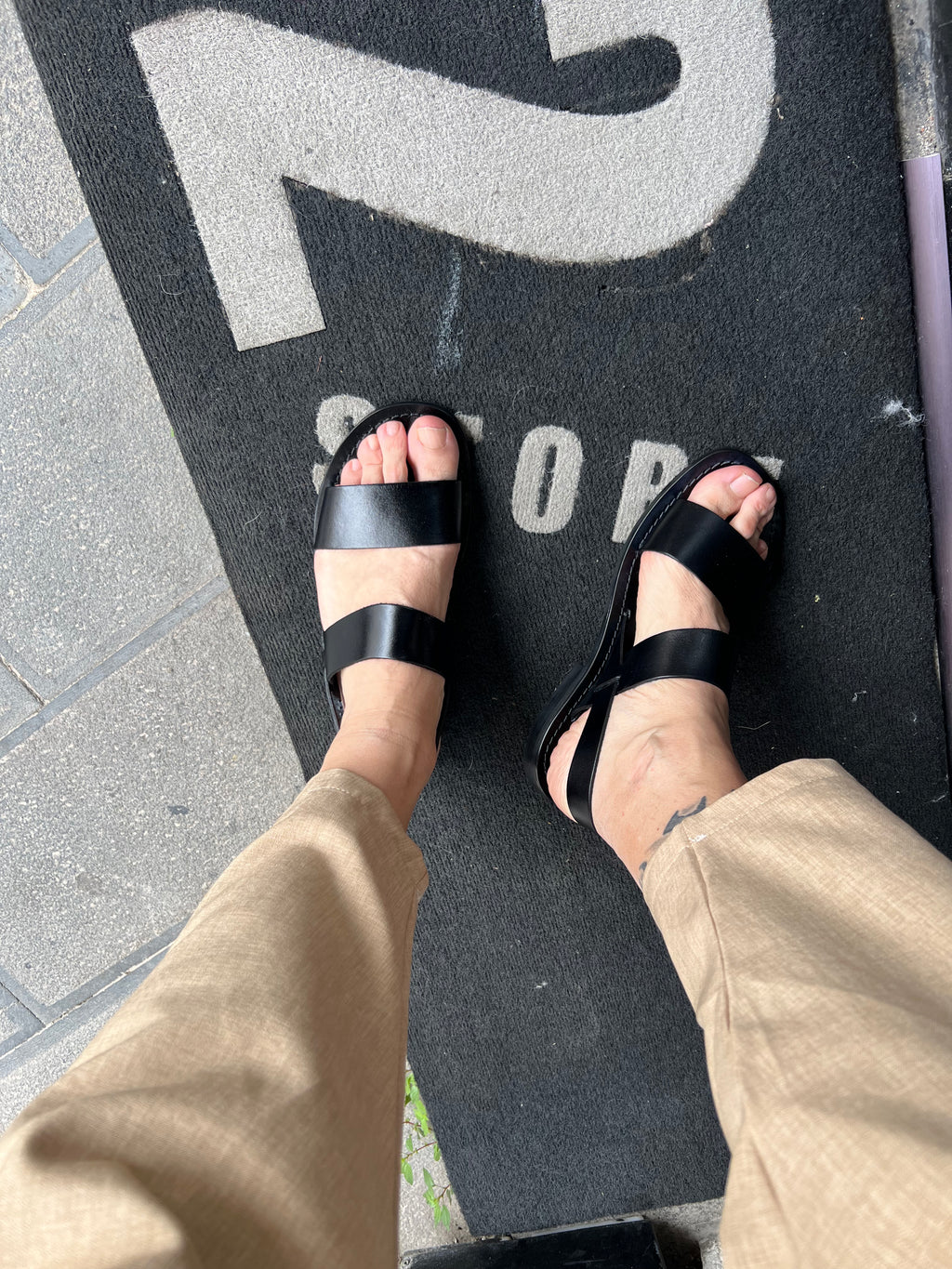 Sandalo  nero    Dubai