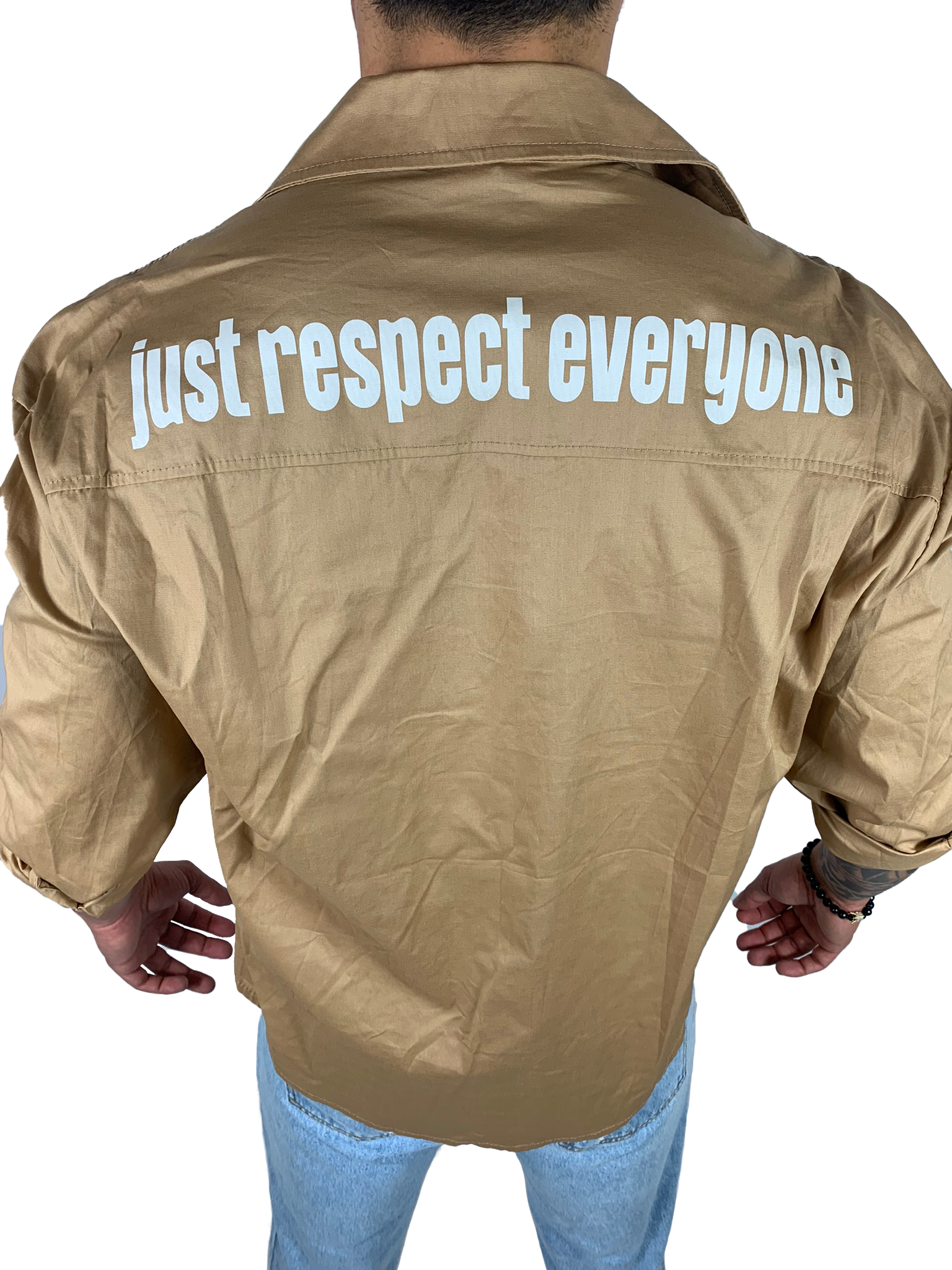 Camicione Gold Just Respect Everyone