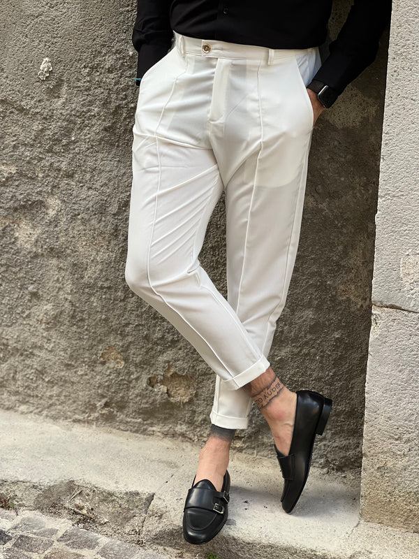 Pantalone  bianco  BeSor