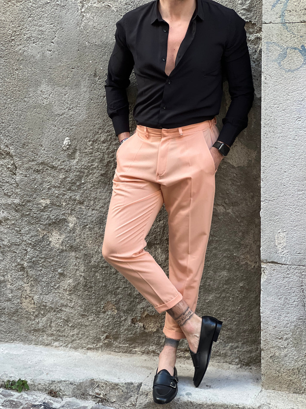 Pantalone  pesca   Parigi